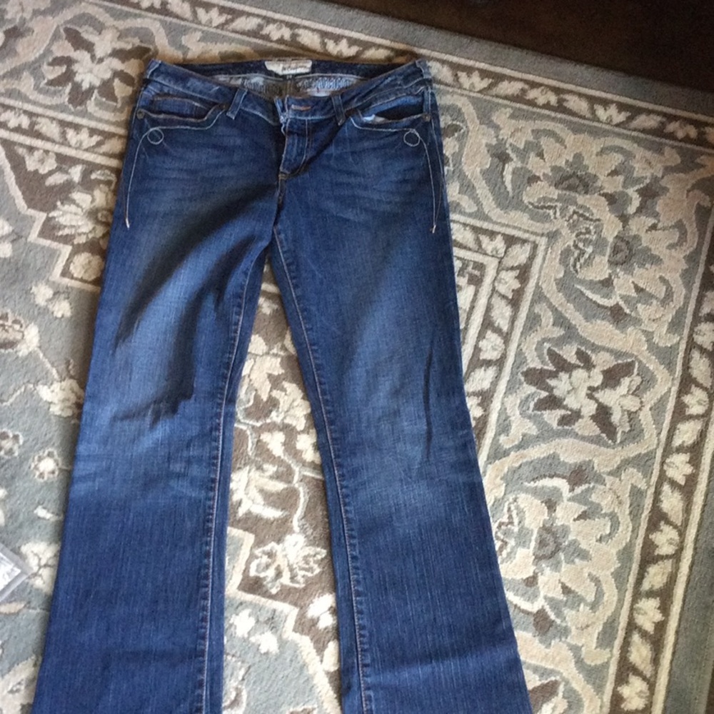 Blue Boot Cut Jeans Classic Style